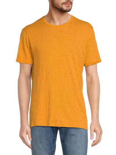Atm Anthony Thomas Melillo Slub Knit Space Dye Tee In Tuscan Sun