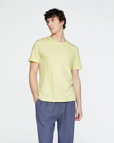 Atm Anthony Thomas Melillo Men's Slub Jersey Crew Neck T-shirt In Green