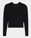 Atm Anthony Thomas Melillo V-neck Cardigan In Black