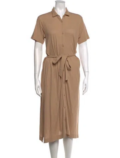 Pre-owned Atm Anthony Thomas Melillo Mini Dress In Neutrals