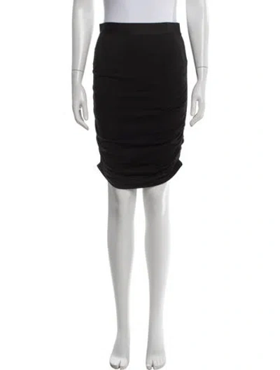 Pre-owned Atm Anthony Thomas Melillo Mini Skirt In Black