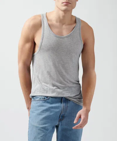 Atm Anthony Thomas Melillo Modal Jersey Tank In Heather Grey