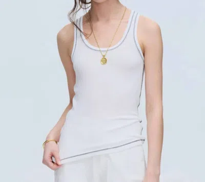 Atm Anthony Thomas Melillo Modal Rib Boy Tank Top In White