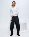 Atm Anthony Thomas Melillo Modal Rib Long Sleeve Bodysuit In White