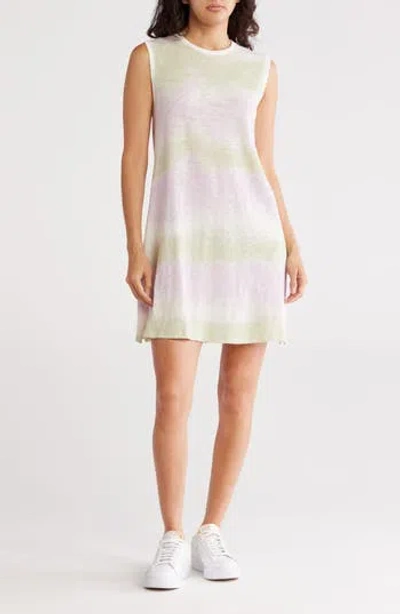 Atm Anthony Thomas Melillo Ombré Cotton Slub Jersey Sleeveless Minidress