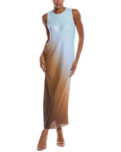 Atm Anthony Thomas Melillo Ombre Print Maxi Dress In Multi
