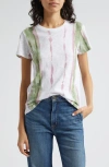 Atm Anthony Thomas Melillo Printed Slub Jersey Tee In White / Multi