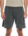 Atm Anthony Thomas Melillo Patch Pocket Short In Gray