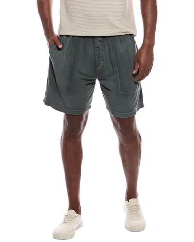 Atm Anthony Thomas Melillo Patch Pocket Short In Gray
