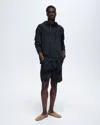 Atm Anthony Thomas Melillo Pique Long Sleeve Hoodie Pigment Wash In Black