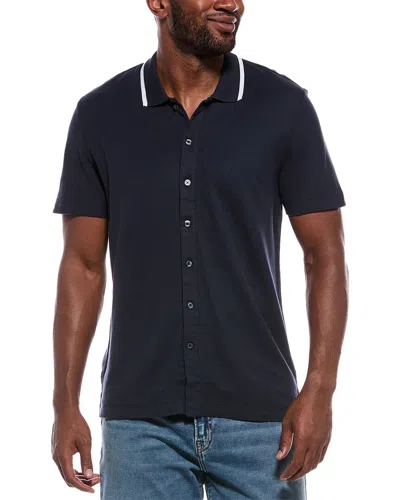 Atm Anthony Thomas Melillo Pique Shirt In Blue