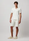 Atm Anthony Thomas Melillo Pique Shorts In Chalk