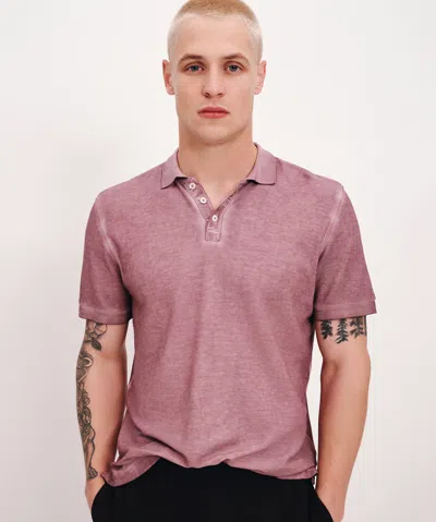 ATM ANTHONY THOMAS MELILLO PIQUE WITH CHROMA WASH SHORT SLEEVE POLO