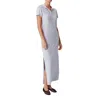 Atm Anthony Thomas Melillo Pique With Wash Short Sleeve Polo Dress In Multi