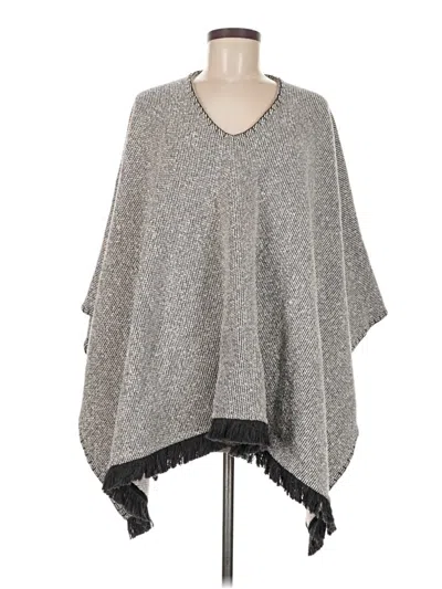 Pre-owned Atm Anthony Thomas Melillo Poncho In Gray