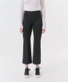 ATM ANTHONY THOMAS MELILLO PONTE KICK FLARE PANT IN BLACK