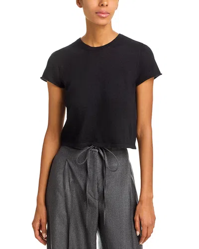 Atm Anthony Thomas Melillo Pre Schoolboy Cashmere Tee In Black