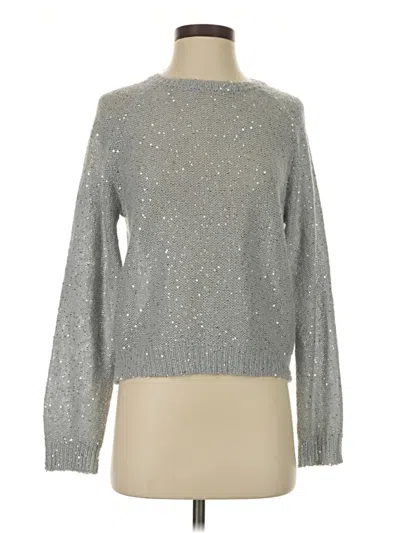 Pre-owned Atm Anthony Thomas Melillo Pullover Sweater In Silver