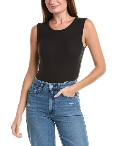 Atm Anthony Thomas Melillo Modal Rib Crewneck Slee In Black