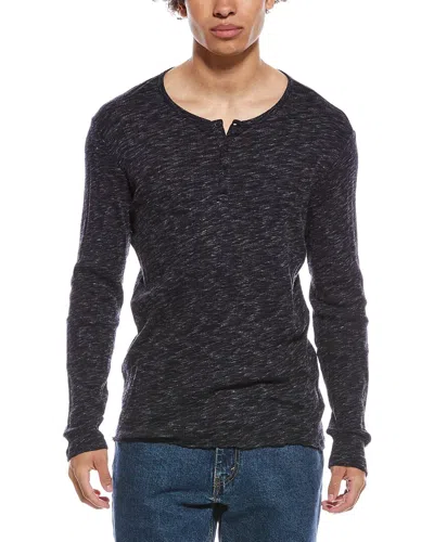 Atm Anthony Thomas Melillo Rib Destroyed Henley In Black