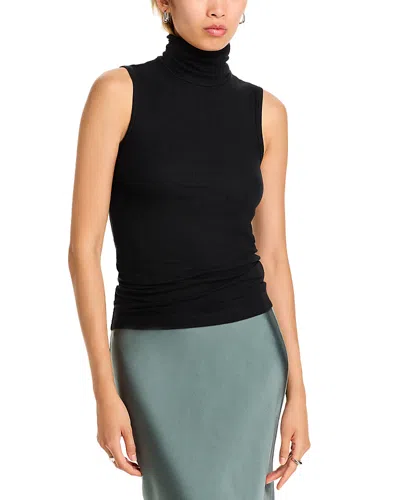 ATM ANTHONY THOMAS MELILLO RIB KNIT TURTLE NECK VEST