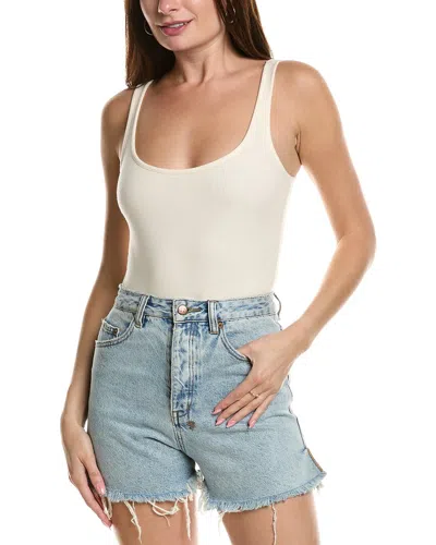 Atm Anthony Thomas Melillo Ribbed Bodysuit In White