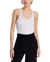 Atm Anthony Thomas Melillo Modal Rib Boy Tank In White
