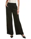 Atm Anthony Thomas Melillo Satin Wide Leg Pant In Black