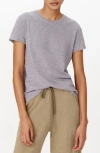 Atm Anthony Thomas Melillo Schoolboy Cotton Crewneck T-shirt In Moon