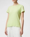 Atm Anthony Thomas Melillo Schoolboy Cotton Crewneck Tee In Matcha