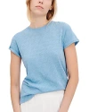 Atm Anthony Thomas Melillo Schoolboy Cotton Crewneck Tee In Summer Sky