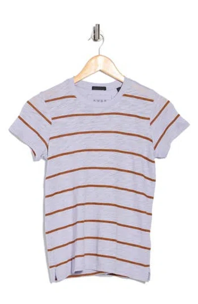 Atm Anthony Thomas Melillo Schoolboy Stripe Slub Jersey Crewneck T-shirt