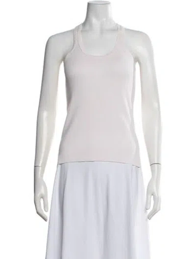 Pre-owned Atm Anthony Thomas Melillo Scoop Neck Sleeveless Top In Pink