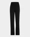 Atm Anthony Thomas Melillo Sequin Sweater Knit Wide Leg Pants In Black