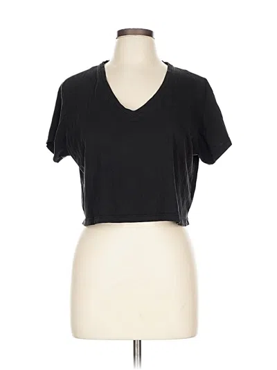 Pre-owned Atm Anthony Thomas Melillo Short Sleeve T-shirt In Black