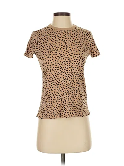 Pre-owned Atm Anthony Thomas Melillo Short Sleeve T-shirt In Brown