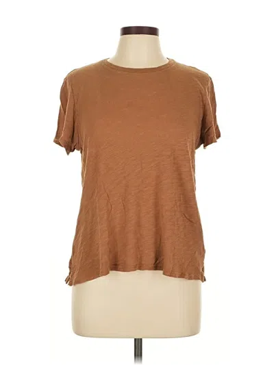 Pre-owned Atm Anthony Thomas Melillo Short Sleeve T-shirt In Brown