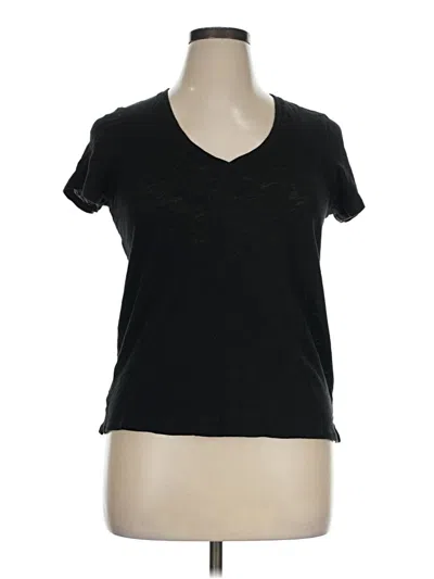 Pre-owned Atm Anthony Thomas Melillo Short Sleeve T-shirt In Black