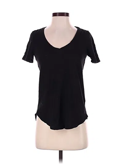 Pre-owned Atm Anthony Thomas Melillo Short Sleeve T-shirt In Black