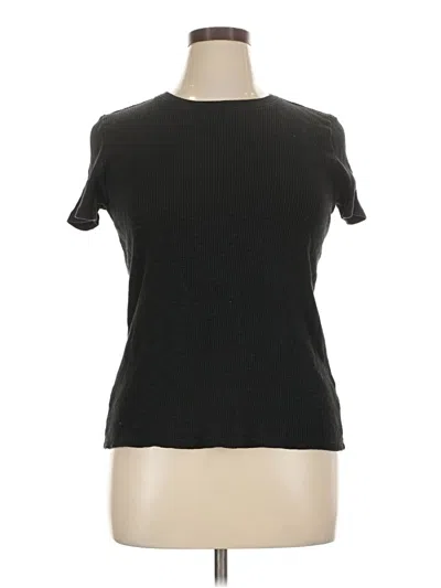 Pre-owned Atm Anthony Thomas Melillo Short Sleeve T-shirt In Black