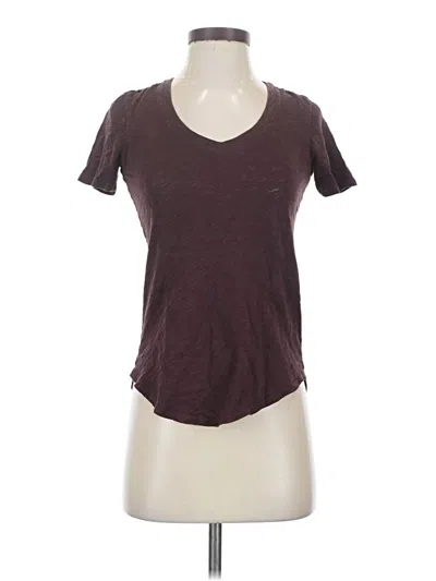 Pre-owned Atm Anthony Thomas Melillo Short Sleeve T-shirt In Brown