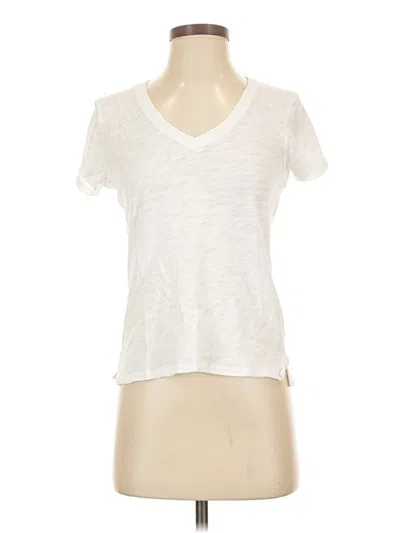Pre-owned Atm Anthony Thomas Melillo Short Sleeve T-shirt In Ivory