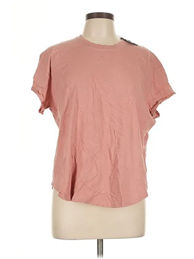 Atm Anthony Thomas Melillo Short Sleeve T-shirt In Pink