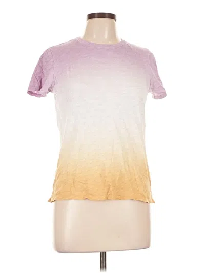 Pre-owned Atm Anthony Thomas Melillo Short Sleeve T-shirt In Purple