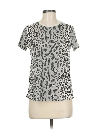 Pre-owned Atm Anthony Thomas Melillo Short Sleeve T-shirt In Silver