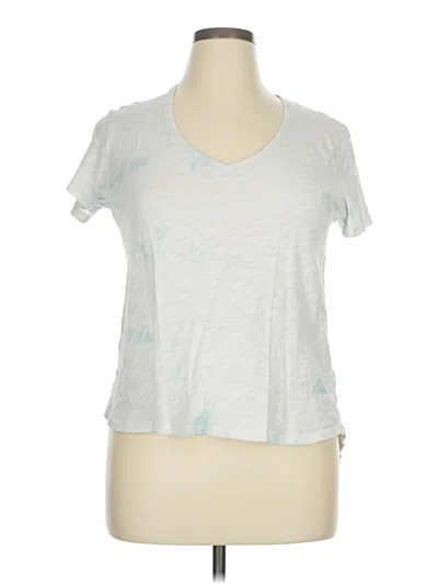 Pre-owned Atm Anthony Thomas Melillo Short Sleeve T-shirt In Silver