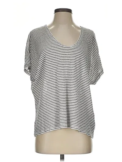 Pre-owned Atm Anthony Thomas Melillo Short Sleeve T-shirt In Silver
