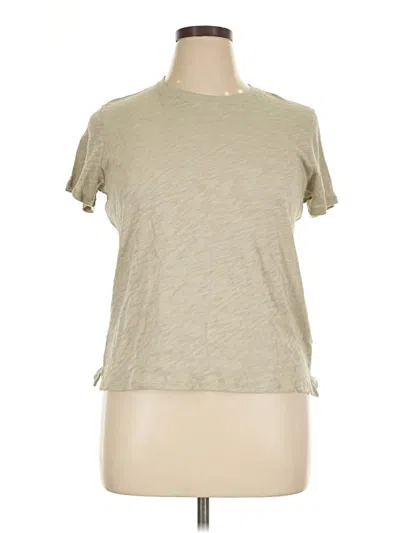 Pre-owned Atm Anthony Thomas Melillo Short Sleeve T-shirt In Tan