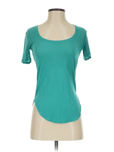 Pre-owned Atm Anthony Thomas Melillo Short Sleeve T-shirt In Teal