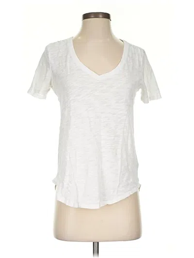 Pre-owned Atm Anthony Thomas Melillo Short Sleeve T-shirt In White